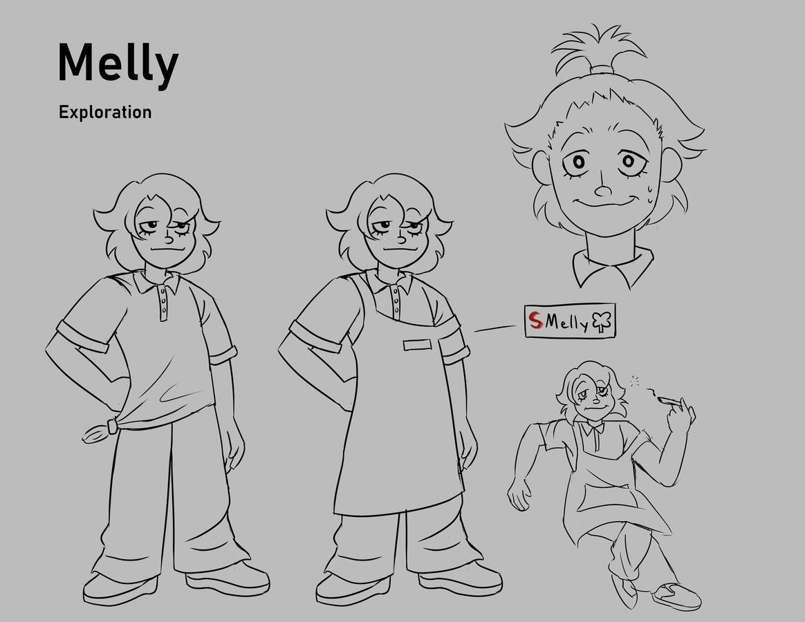 Melly Exploration Sketches