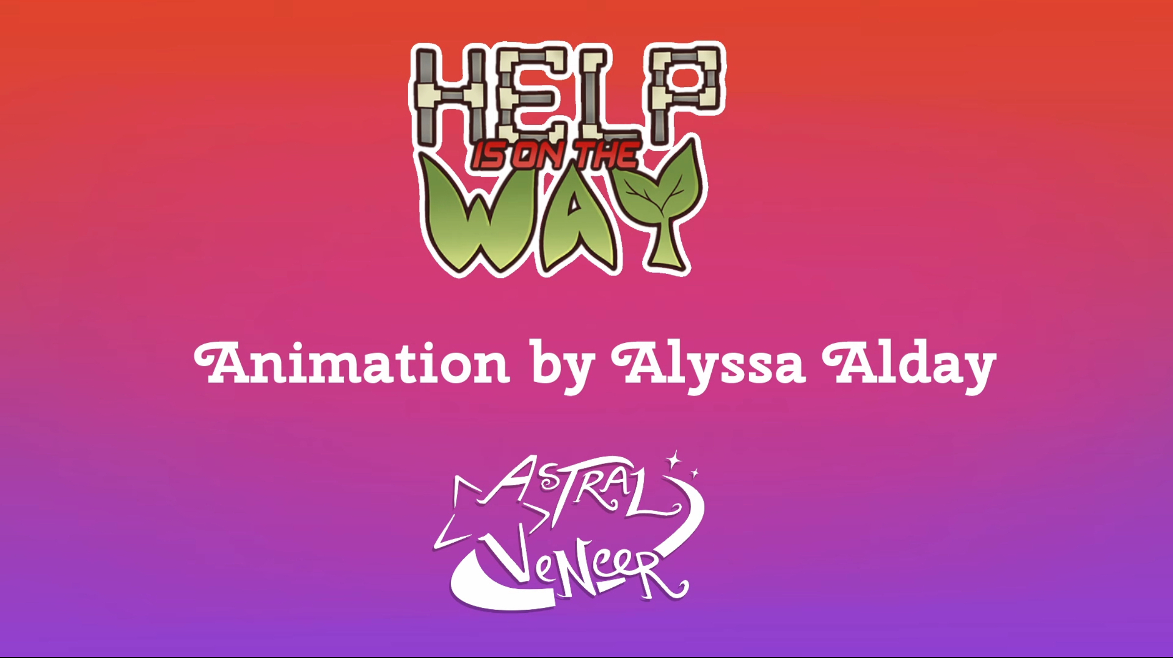 Help is on the Way Animation Reel
